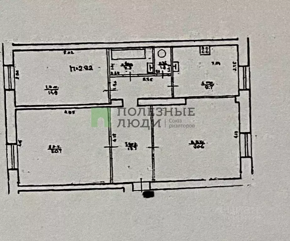 Комната Башкортостан, Уфа Кольцевая ул., 64 (20.7 м) - Фото 1