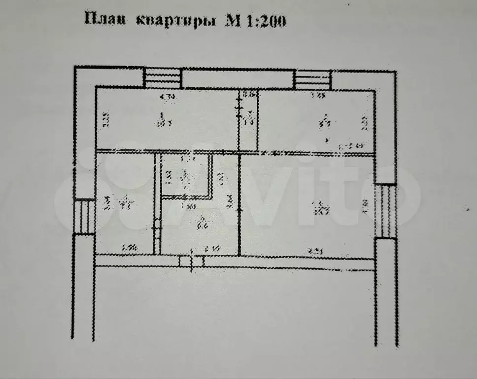 3-к. квартира, 52,2 м, 1/2 эт. - Фото 0