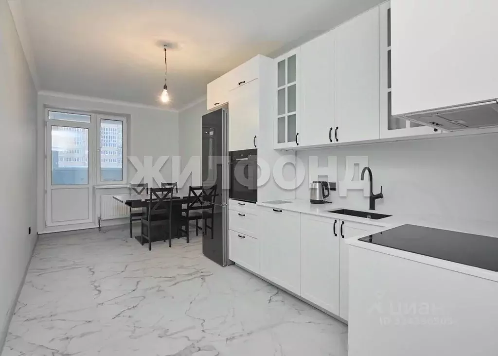 3-к кв. Новосибирская область, Новосибирск ул. Дуси Ковальчук, 238 ... - Фото 1