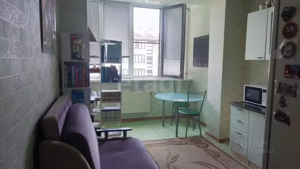 1-к кв. Краснодарский край, Краснодар Музыкальный мкр, ул. Имени ... - Фото 1