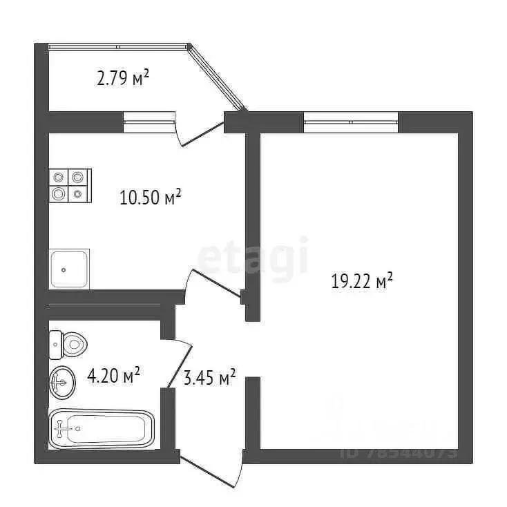 1-к кв. Оренбургская область, Оренбург ул. Маргелова, 5 (38.0 м) - Фото 1