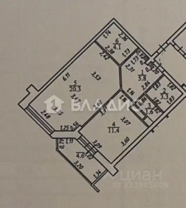 1-к кв. Калужская область, Обнинск просп. Маркса, 83 (46.4 м) - Фото 1