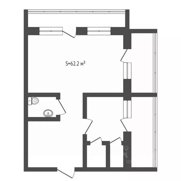 2-к кв. Томская область, Томский район, д. Кисловка, Северный мкр ул. ... - Фото 1