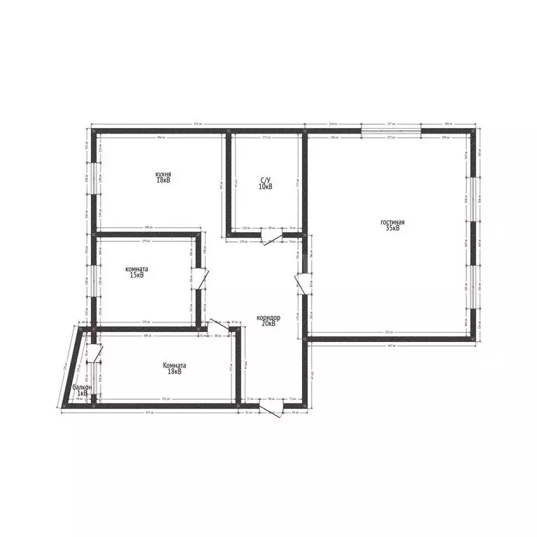 3-комнатная квартира: Махачкала, улица Хаджи Булача, 14 (115 м) - Фото 1