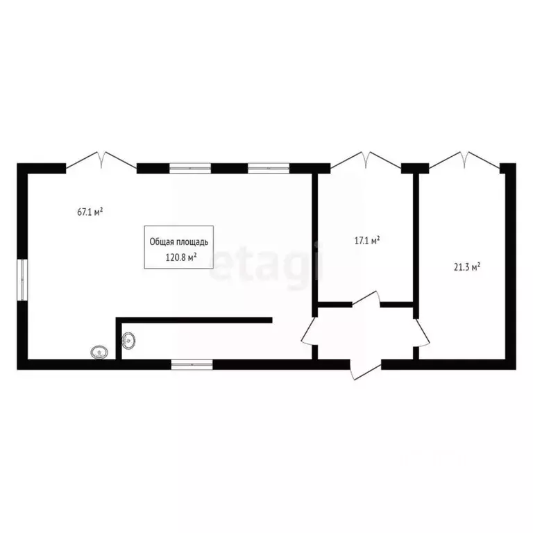 Склад в Новосибирская область, Новосибирск ул. Писемского, 6 (121 м) - Фото 2