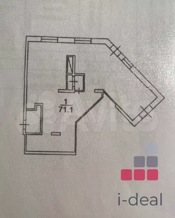 Продам помещение свободного назначения, 71.1 м - Фото 0