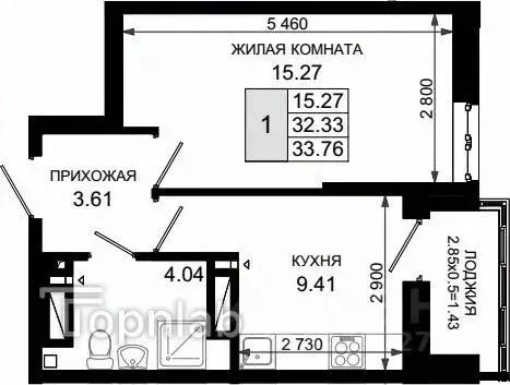 1-к кв. Ростовская область, Ростов-на-Дону Таганрогская ул., 132/2 ... - Фото 2