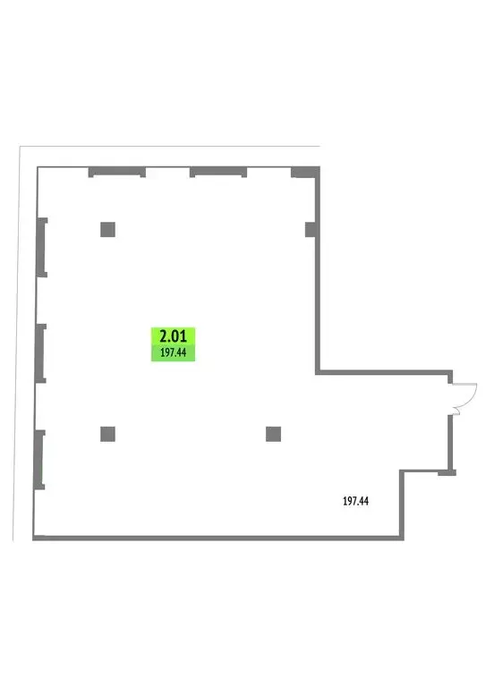 Офис (197.44 м) - Фото 1