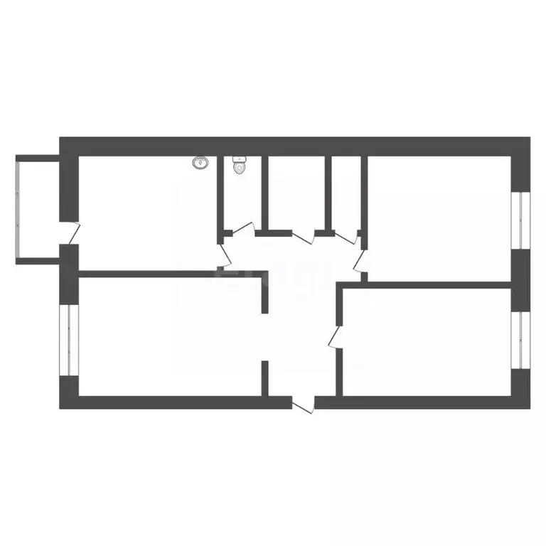 3-к кв. Кемеровская область, Юрга Волгоградская ул., 18 (59.0 м) - Фото 2