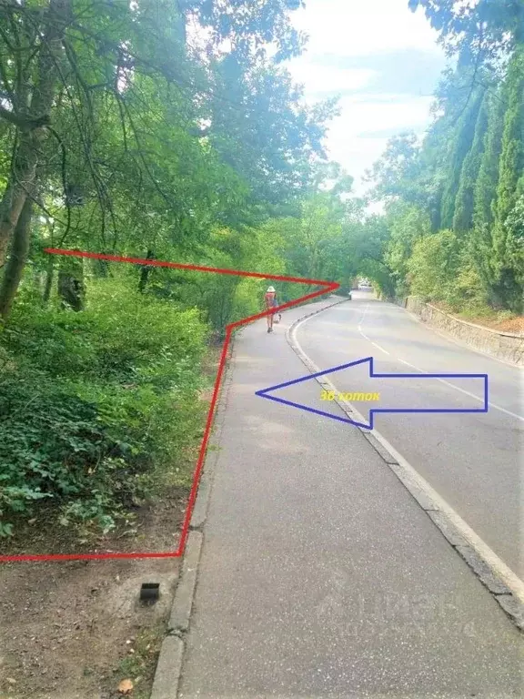 Участок в Крым, Ялта городской округ, Ливадия пгт ул. Батурина, 3 ... - Фото 1