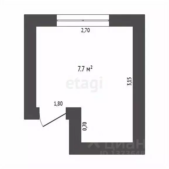 Комната Амурская область, Благовещенск 2-й мкр, ул. Кантемирова, 6 ... - Фото 2