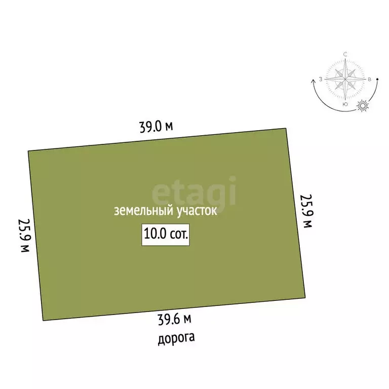 Участок в муниципальный округ Омский район, деревня Зелёное Поле, ... - Фото 1