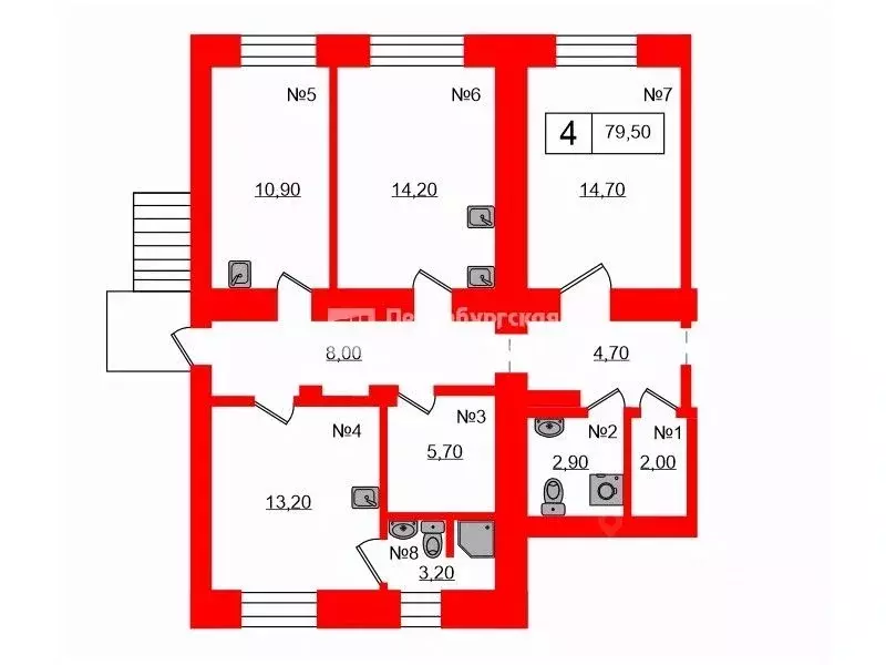 Помещение свободного назначения в Санкт-Петербург Сиреневый бул., 9 ... - Фото 2