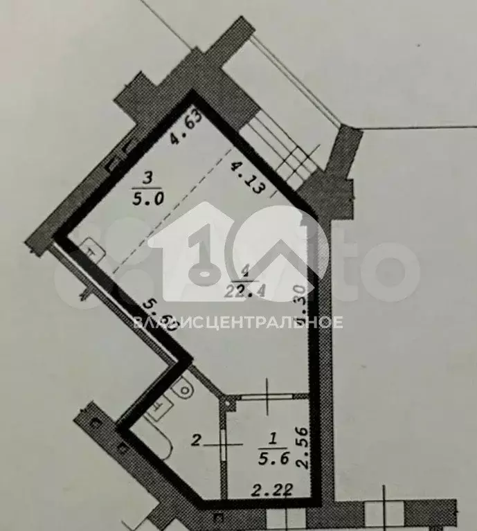 Квартира-студия, 37,8 м, 3/18 эт. - Фото 0