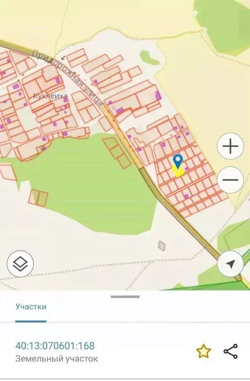 Участок в Калужская область, Малоярославецкий муниципальный округ, д. ... - Фото 2