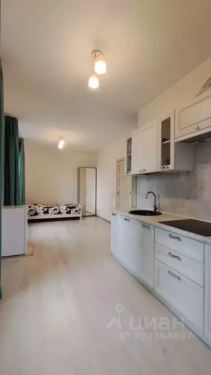 Студия Санкт-Петербург ул. Верхне-Каменская, 9к1 (25.8 м) - Фото 2
