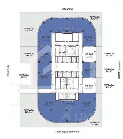 Помещение свободного назначения в Москва Ходынский бул., 20Ас1 (167 м) - Фото 2