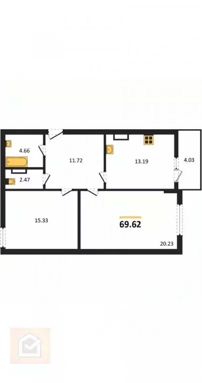 2-к кв. Крым, Евпатория ул. Чапаева, 28 (61.63 м) - Фото 1
