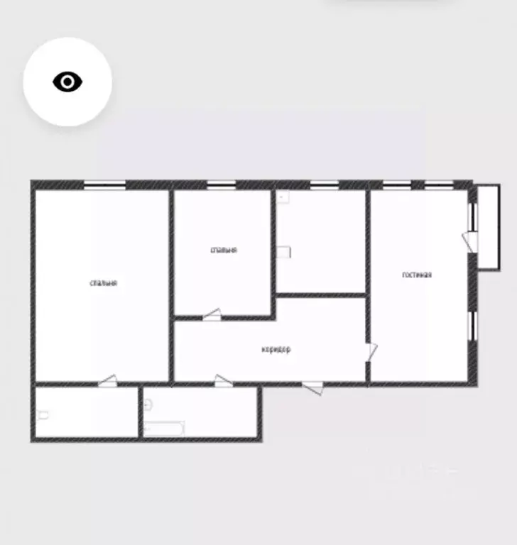 3-к кв. Чеченская республика, Грозный просп. Хусейна Исаева, 85 (106.0 ... - Фото 2