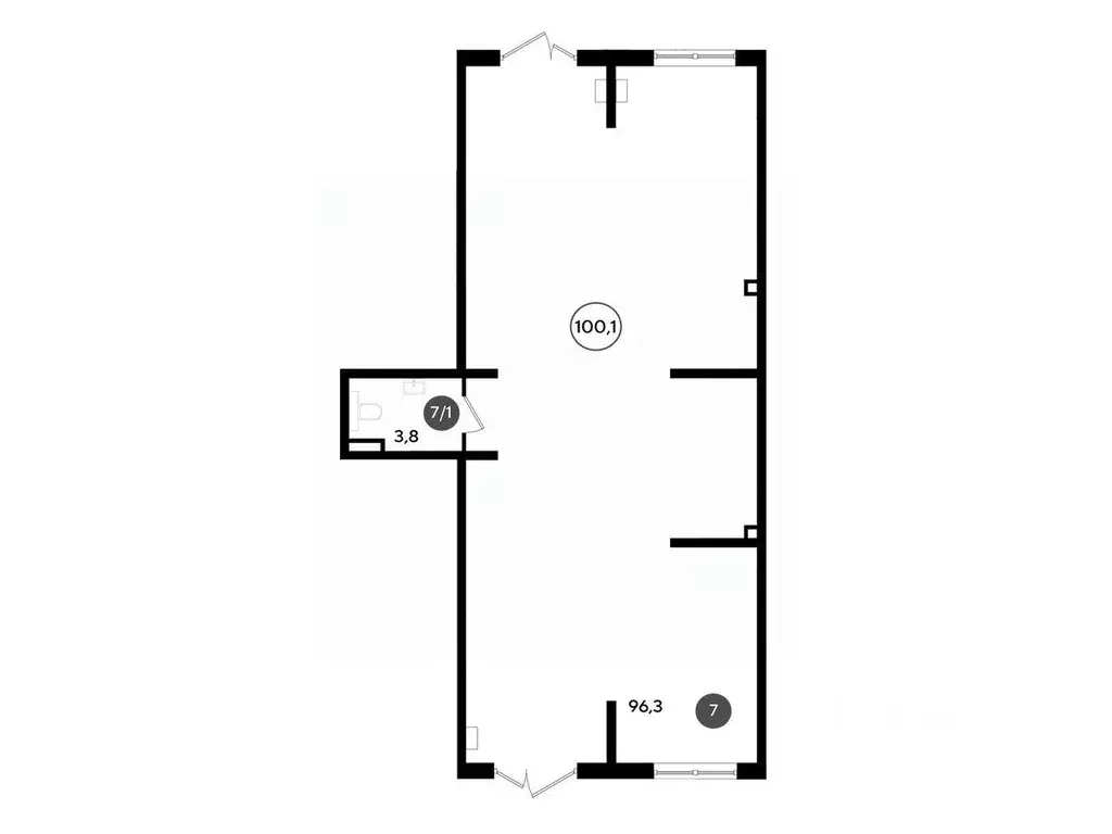 Помещение свободного назначения в Краснодарский край, Краснодар Парк ... - Фото 1