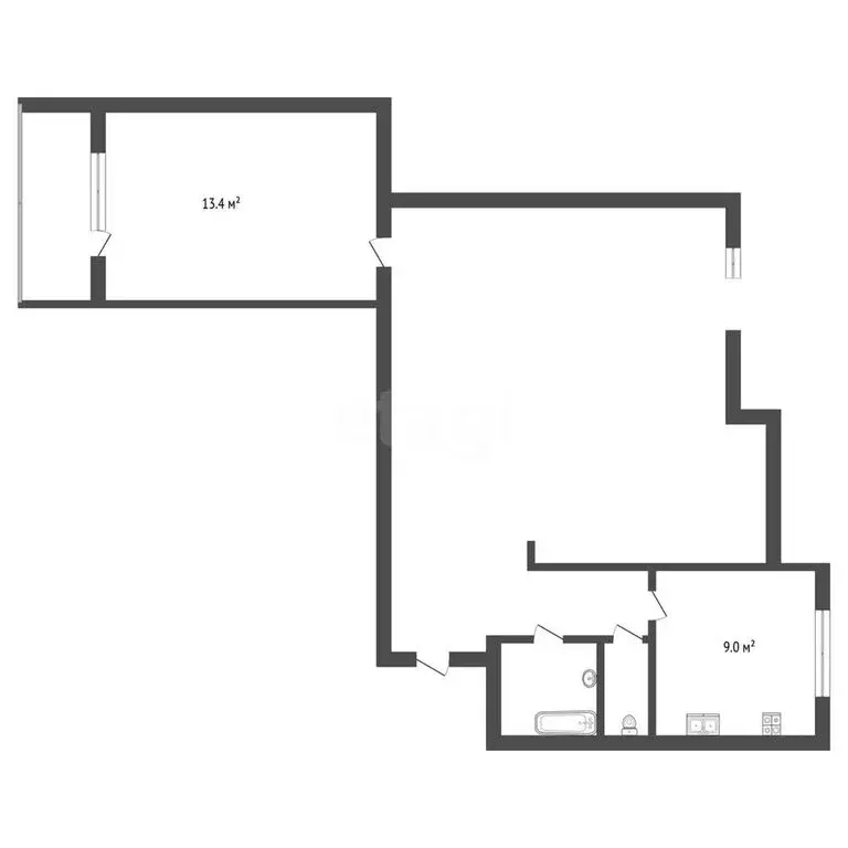 3-комнатная квартира: Новый Уренгой, район Северная Жилая Часть, ... - Фото 1