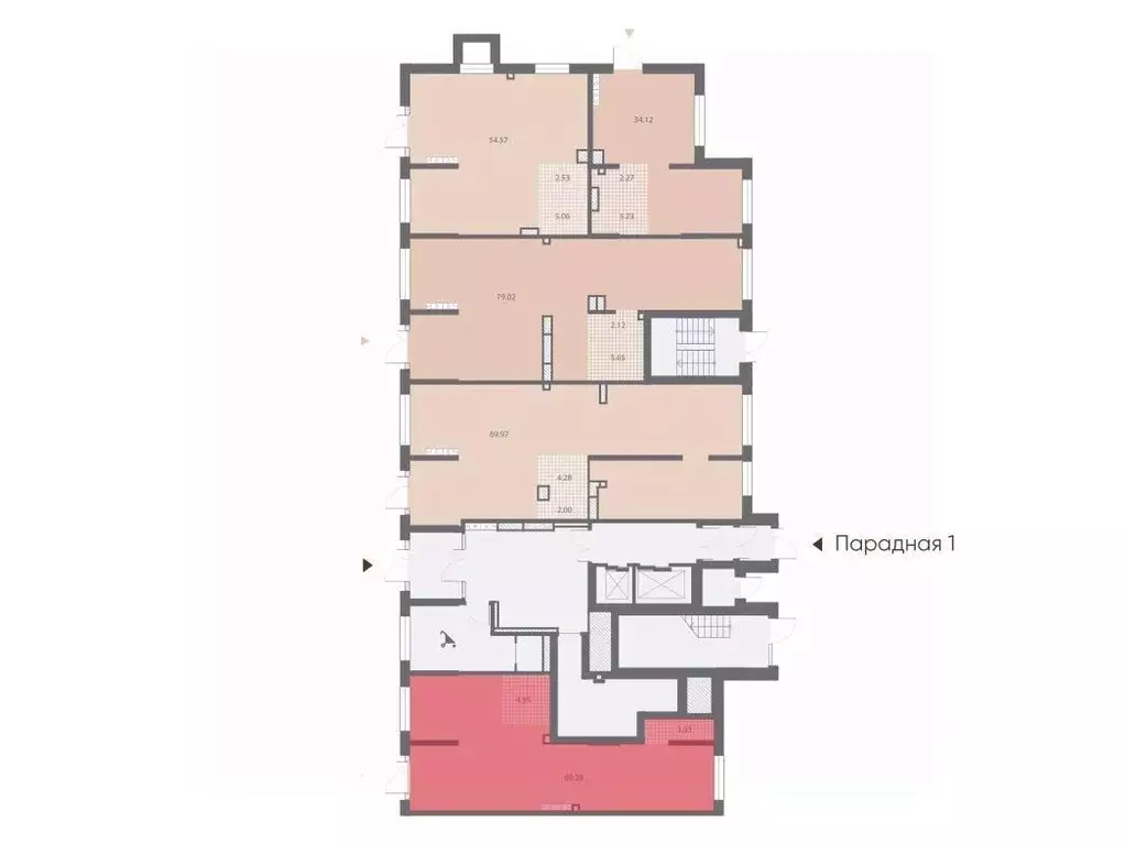 Помещение свободного назначения в Санкт-Петербург № 54 муниципальный ... - Фото 2