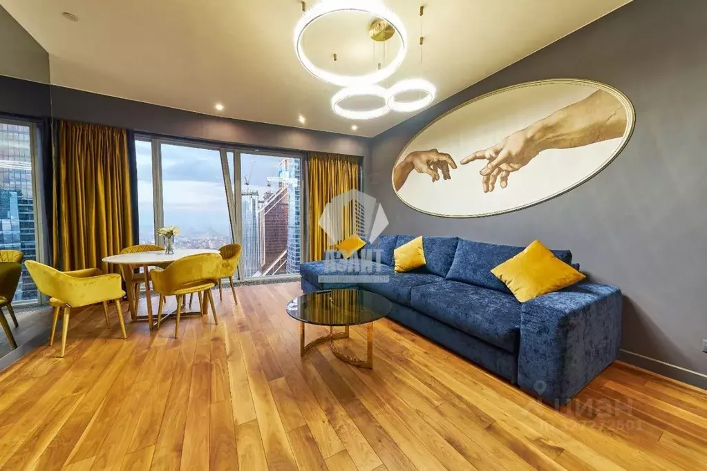 2-к кв. Москва 1-й Красногвардейский проезд, 21с2 (90.0 м) - Фото 2