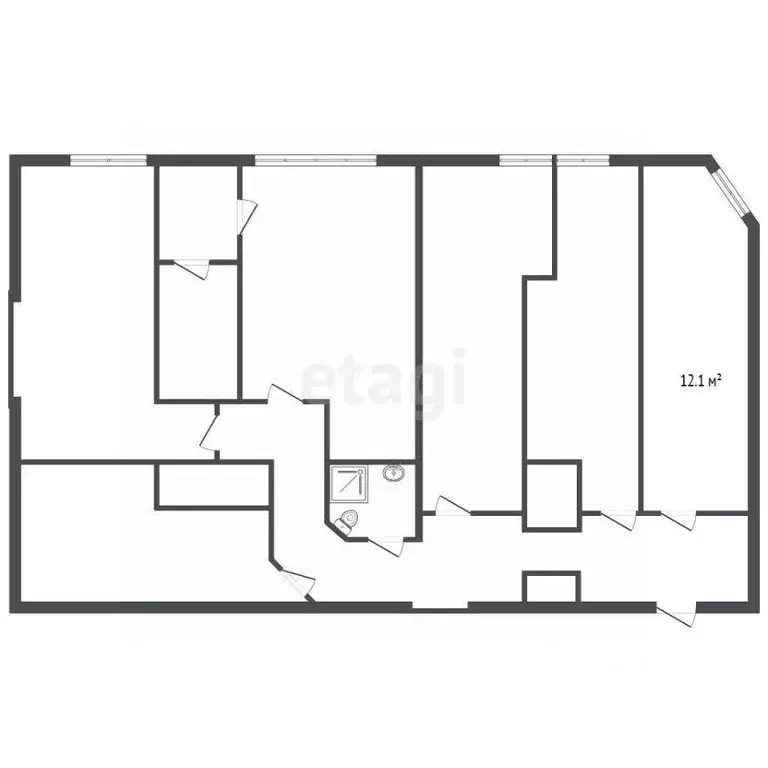 Офис в Санкт-Петербург 7-я Советская ул., 21 (15 м) - Фото 2