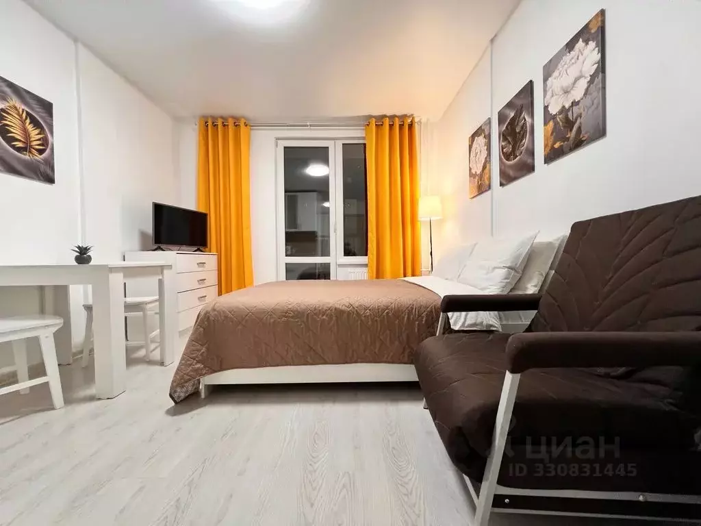 Студия Санкт-Петербург бул. Александра Грина, 3 (27.0 м) - Фото 1