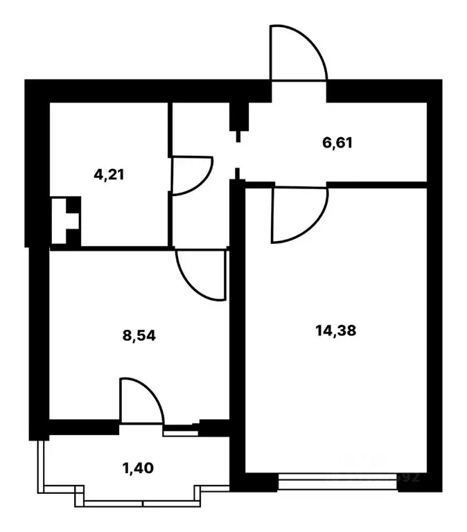 1-к кв. Санкт-Петербург Парашютная ул., 65 (32.7 м) - Фото 1