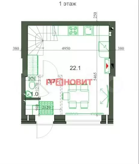 Таунхаус 48 м на участке 1 сот. - Фото 0