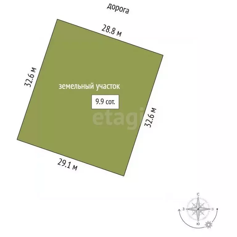 Участок в Крым, Феодосия ул. Щебетовская (9.9 сот.) - Фото 1