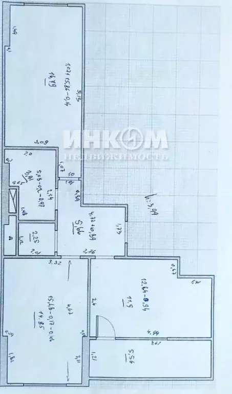 2-к кв. Москва Внуковское поселение, бул. Андрея Тарковского, 11 (58.4 ... - Фото 2