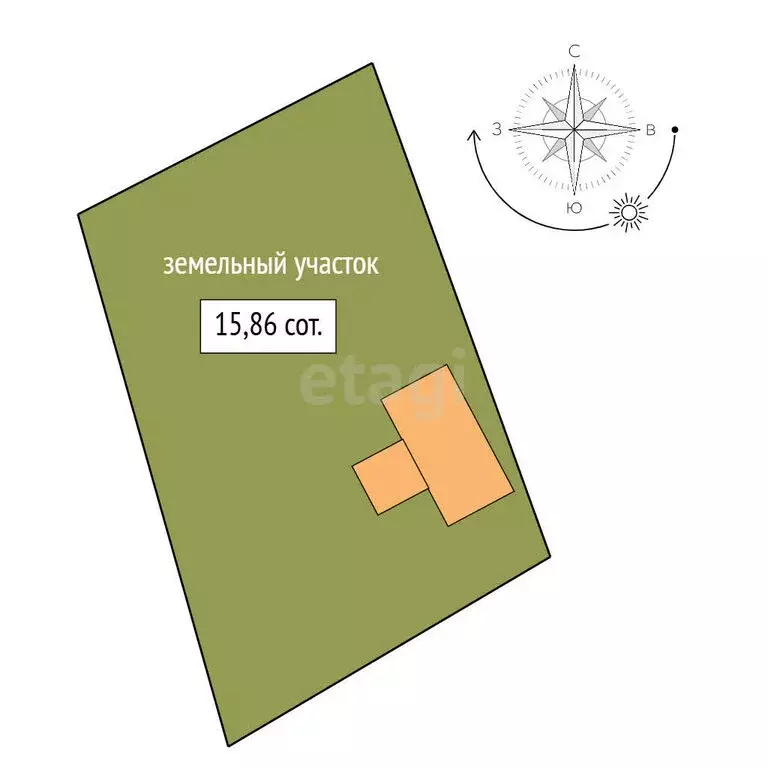 Участок в Пласт, Северный переулок (15.86 м) - Фото 1