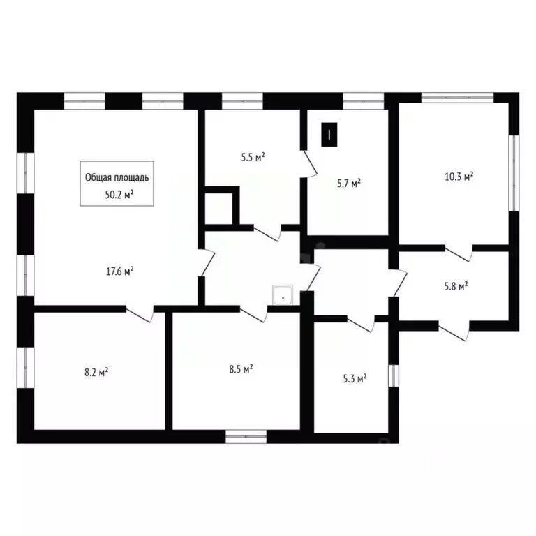 Дом в Новосибирская область, Искитим ул. Клары Цеткин, 39 (50 м) - Фото 2