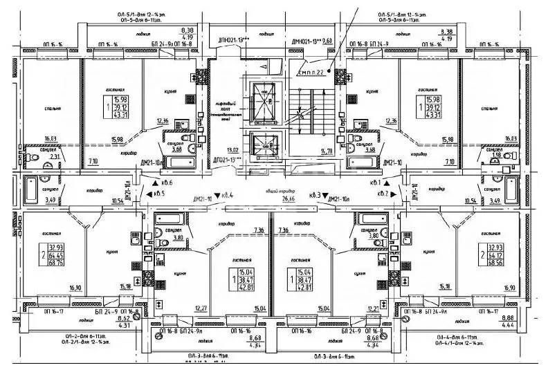 1-к кв. Марий Эл, Йошкар-Ола Спортивный мкр,  (42.81 м) - Фото 2