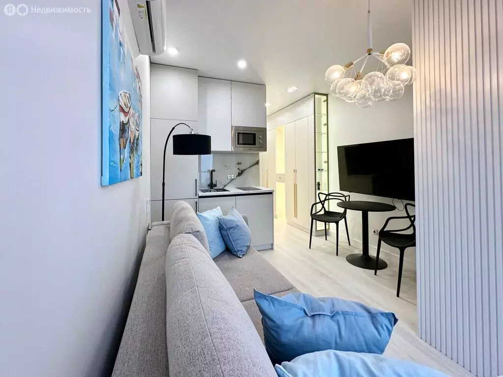 Квартира-студия: Сочи, микрорайон Бытха, Ясногорская улица, 16/6к4 (18 ... - Фото 2