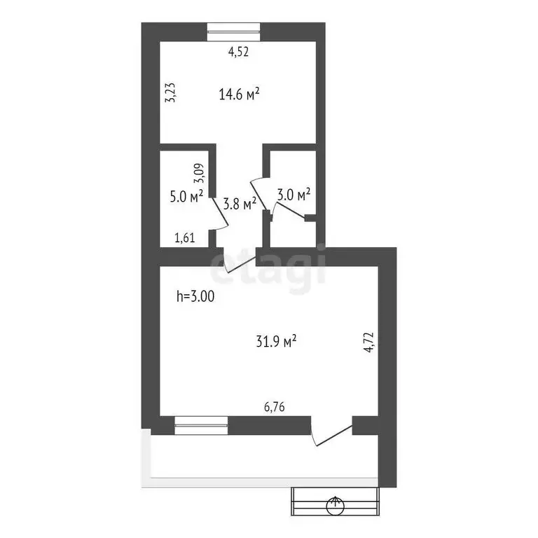 Офис (59.6 м) - Фото 0