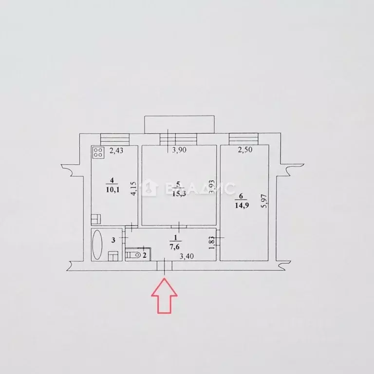 2-к кв. Владимирская область, Лакинск г. Собинский муниципальный ... - Фото 2