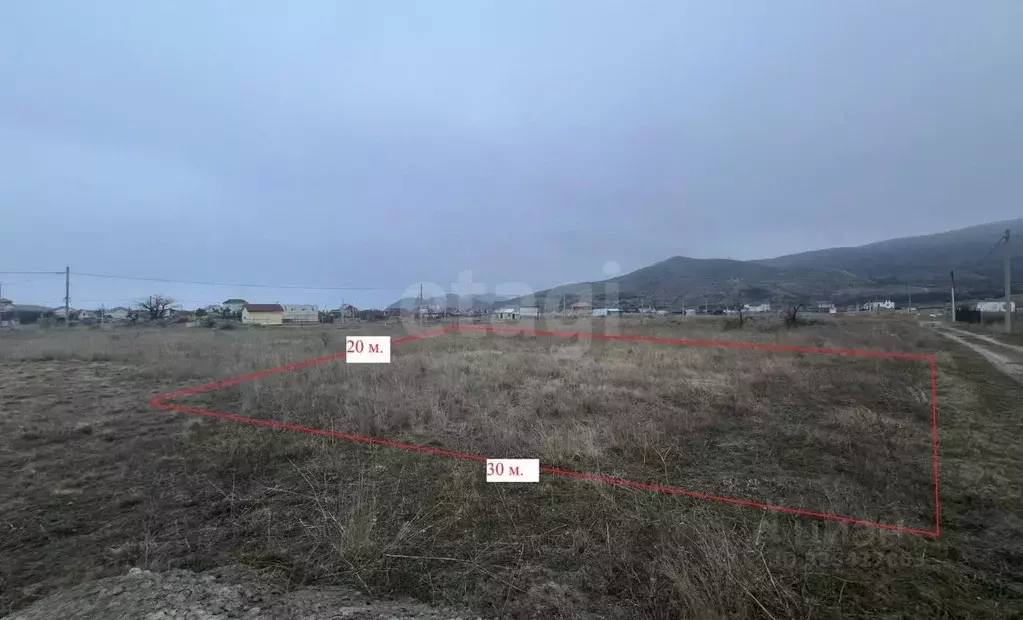 Участок в Крым, Феодосия муниципальный округ, Орджоникидзе пгт, Волна ... - Фото 1