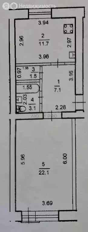 1-комнатная квартира: Уфа, улица Ленина, 150/1 (45.5 м) - Фото 1
