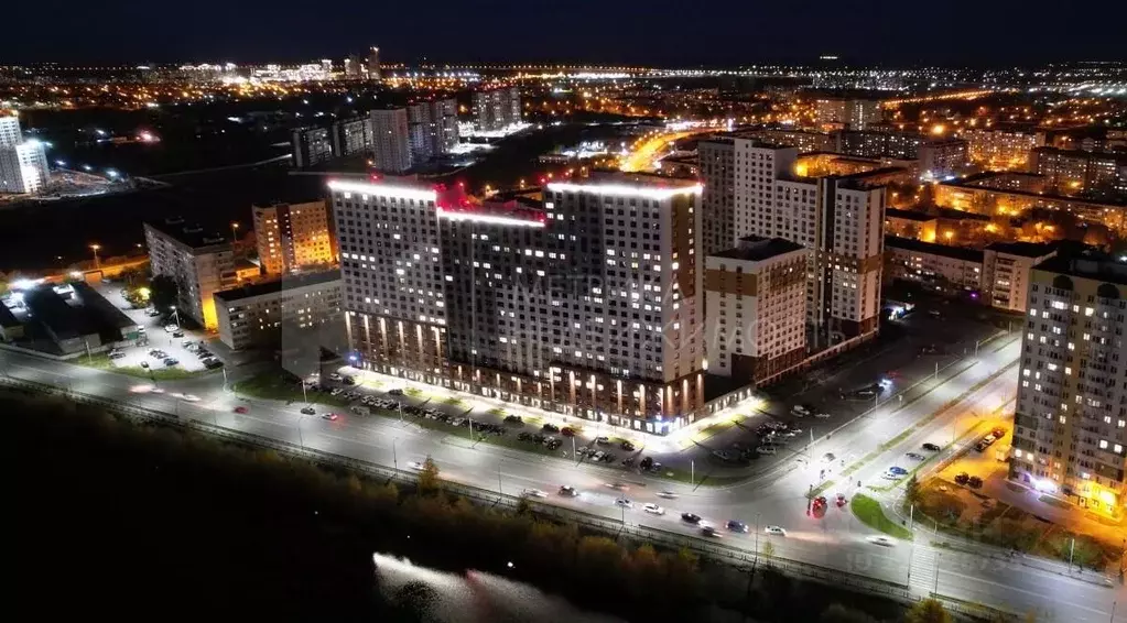 1-к кв. Тюменская область, Тюмень ул. Лесопарковая, 1к1 (34.0 м) - Фото 1