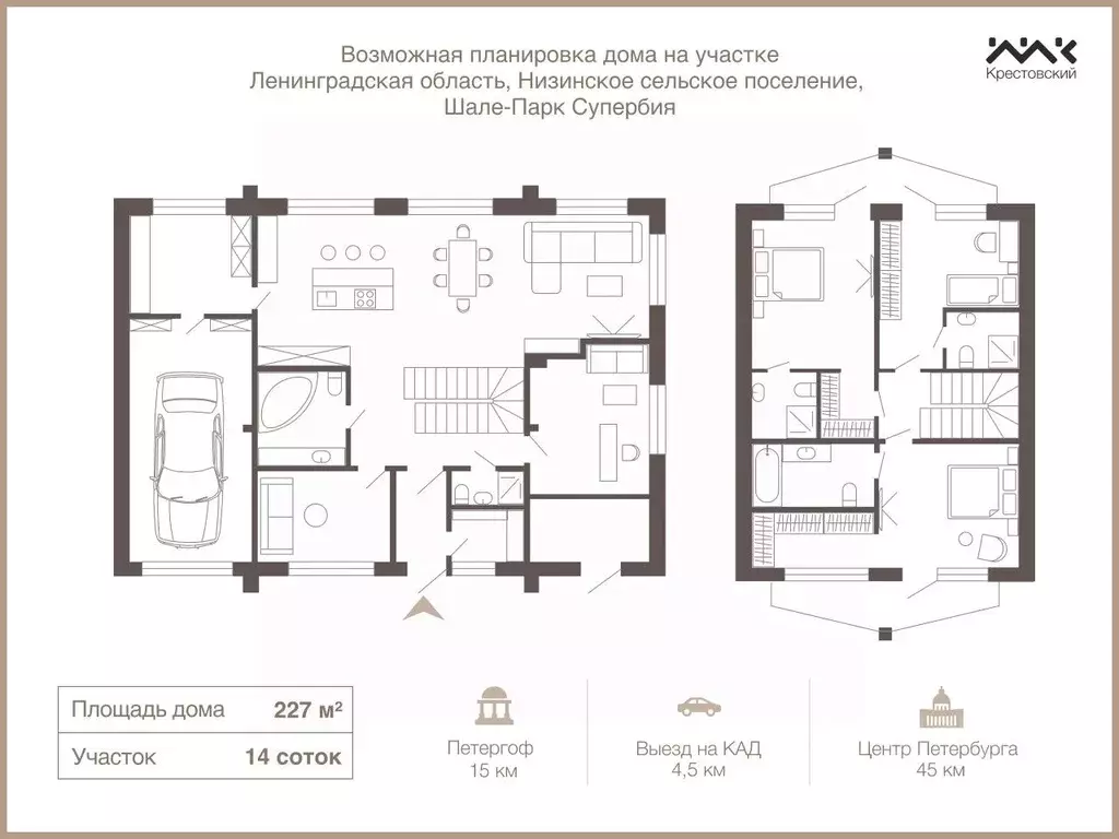 Дом в Ленинградская область, Ломоносовский район, Низинское с/пос, ... - Фото 2