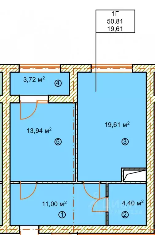 1-к кв. Чеченская республика, Грозный ул. Асланбека Шерипова, 70 ... - Фото 2