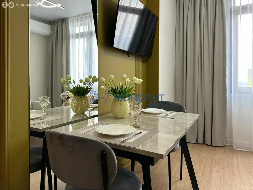 1-комнатная квартира: Нижний Новгород, улица Владимира Высоцкого, 1 ... - Фото 1