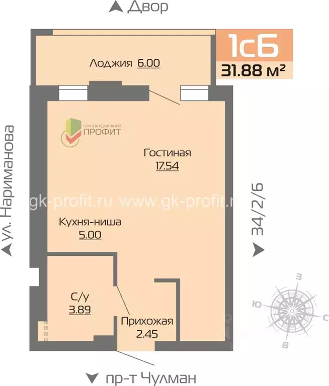 1-к кв. Татарстан, Набережные Челны Новое Побережье жилой комплекс ... - Фото 0