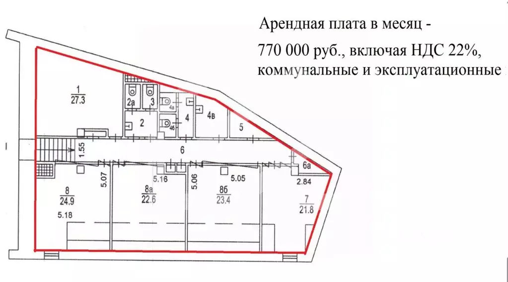 Офис в Москва Дмитровский пер., 11 (164 м) - Фото 2