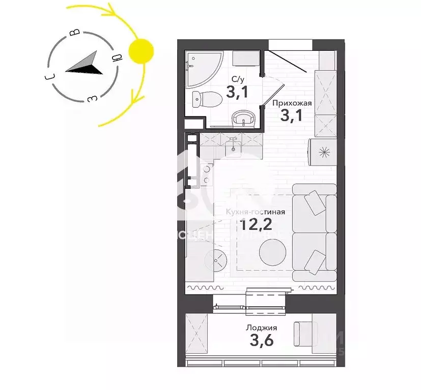 Студия Новосибирская область, Новосибирский район, Станционный ... - Фото 1