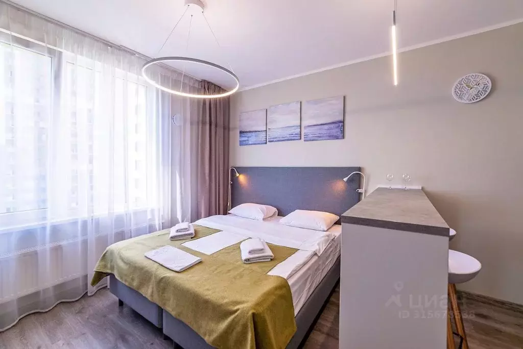 Студия Санкт-Петербург Витебский просп., 101к1 (30.0 м) - Фото 1