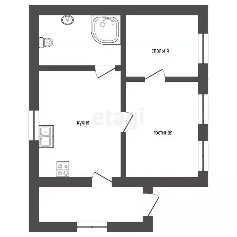 Дом в Саратовская область, Романовка рп ул. Ленина, 28 (50 м) - Фото 2